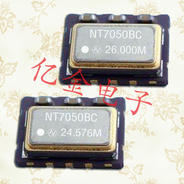 进口NT7050BC晶体,日本电波贴片晶振,十脚温补晶体振荡器